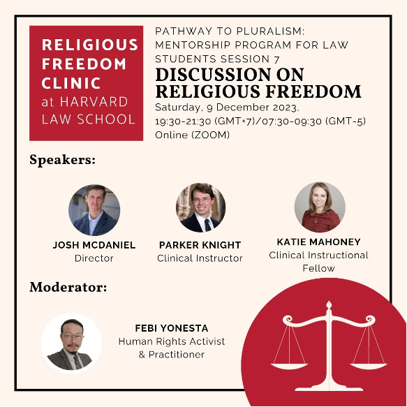 DISKUSI BERSAMA KLINIK KEMERDEKAAN BERAGAMA HARVARD